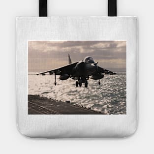 Harrier landing Tote