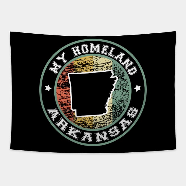 Homeland Arkansas state USA vintage Tapestry by LiquidLine