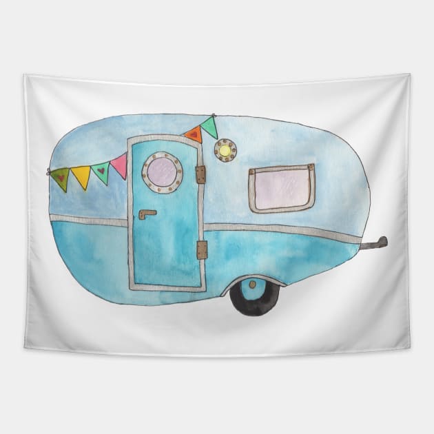 Camper Tapestry by Wild Tangents