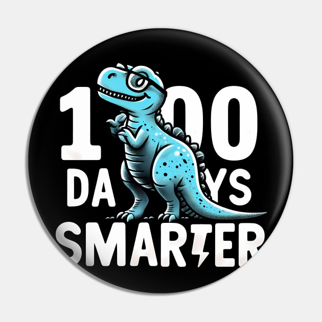 100 Days Smarter - Dinosaur Pin by ANSAN
