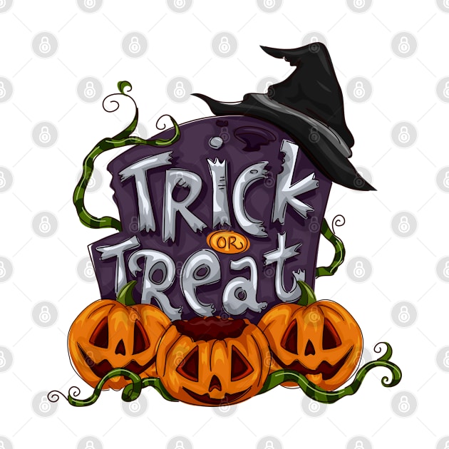 Trick or treat by gold package