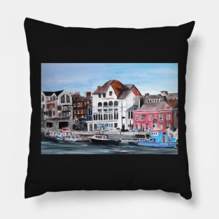 Weymouth Harbour Pillow