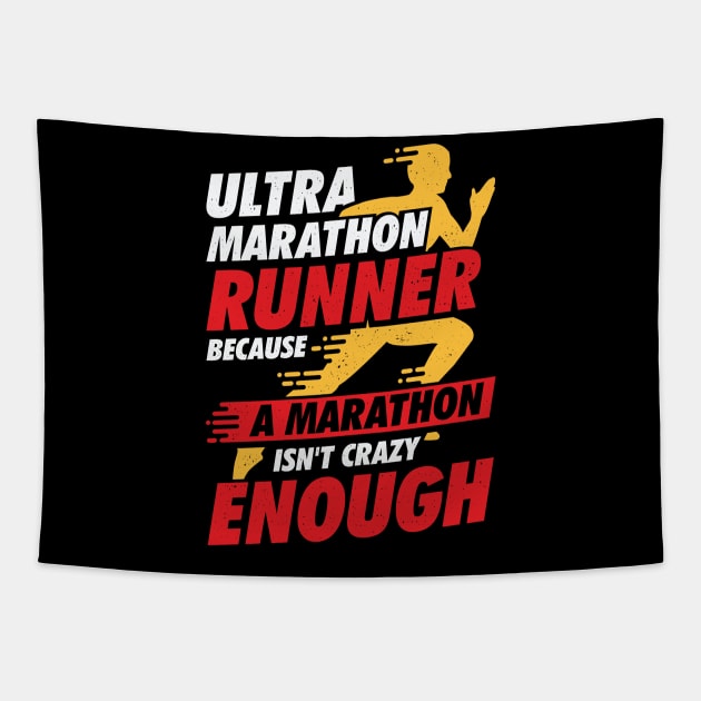 Ultra Marathon Running Run Marathoner Runner Gift Tapestry by Dolde08