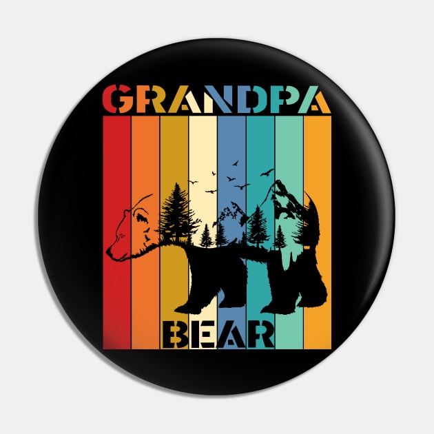 Grandpa bear Pin by FatTize