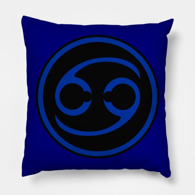 ZODIAC SERIES: CANCER Pillow by inksquirt