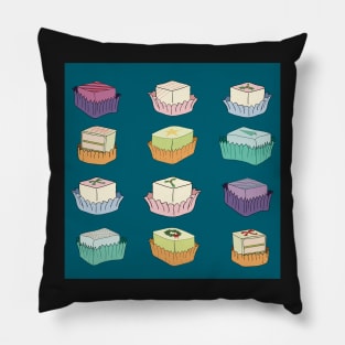 Holiday Petit Four cakes Pillow