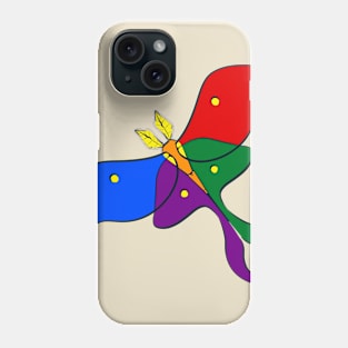 Gay Pride Moth Phone Case