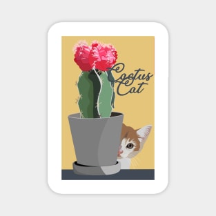 Best days are meowdays Cactus Cat Magnet