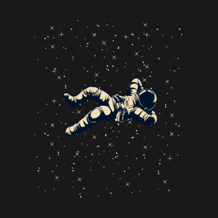 Astronaut relaxes in space T-Shirt