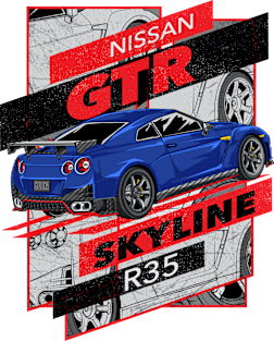 GTR Skyline Magnet