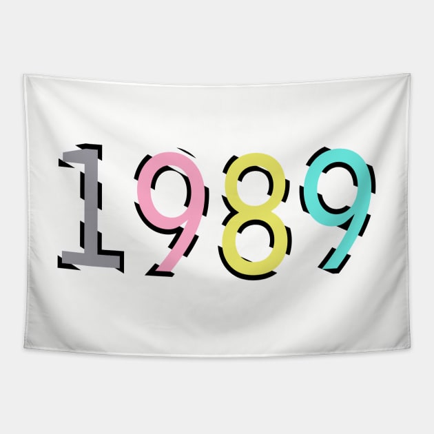 1989 - lets reminisce about the 80’s Tapestry by JossSperdutoArt
