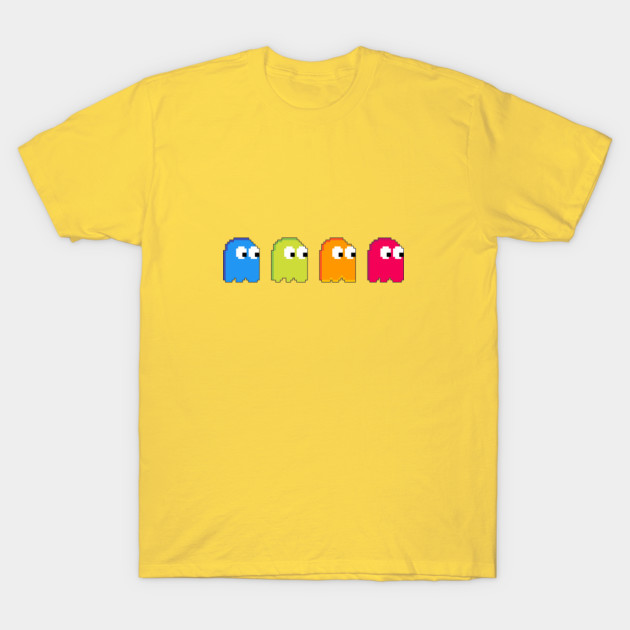 Pacman Ghosts - Pacman - T-Shirt | TeePublic