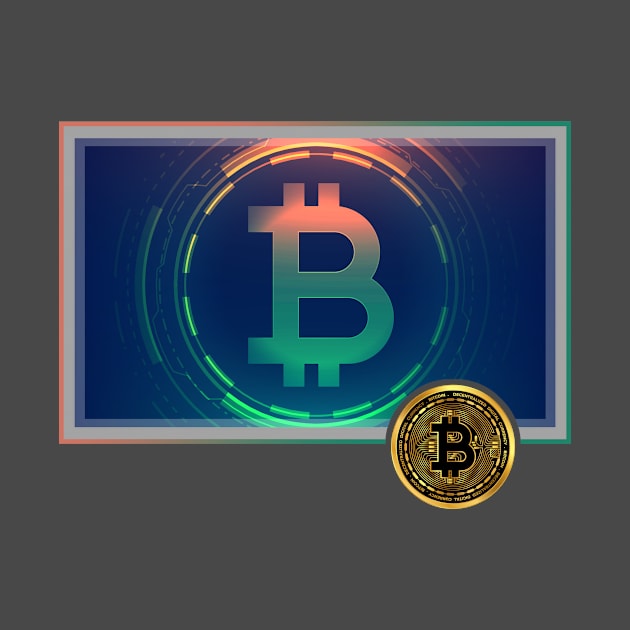 Bitcoin Graphic by CryptoTextile