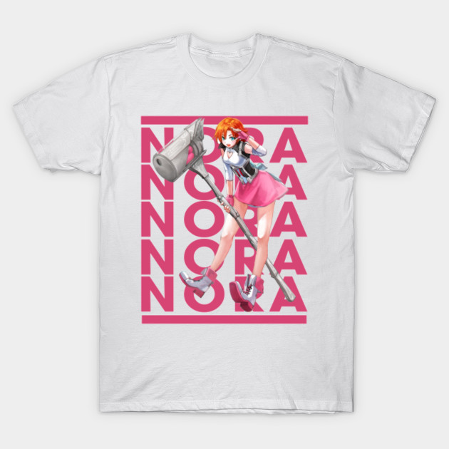 Retro RWBY Character Shirts Nora Funny Anime Gifts - Rwby - T-Shirt | TeePublic