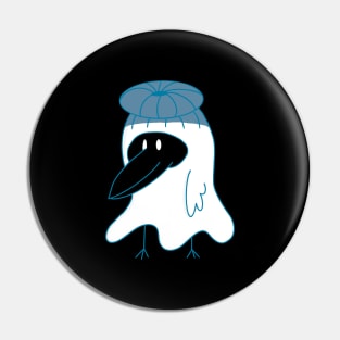 Little Ghost Crow Pin