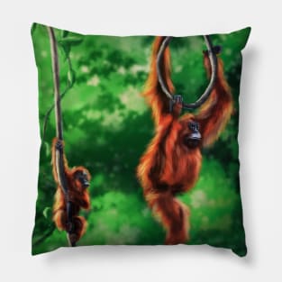 Orangutans Pillow