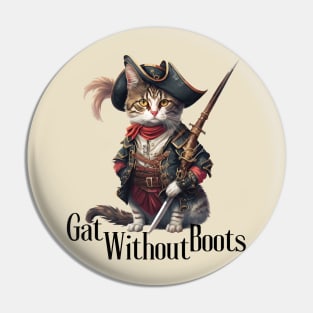 Puss In Boots without boots Pin