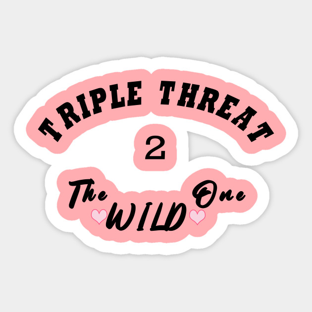 Triple Threat 3 Part Bff Best Friends Forever Sticker Teepublic Uk