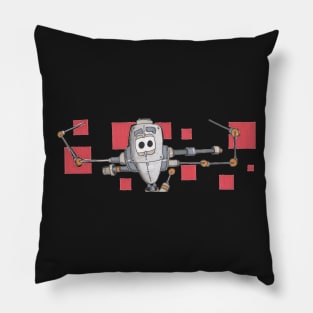BannerBots 002 (Squares II) Pillow