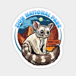 American Ringtail Cat at Zion National Park Magnet