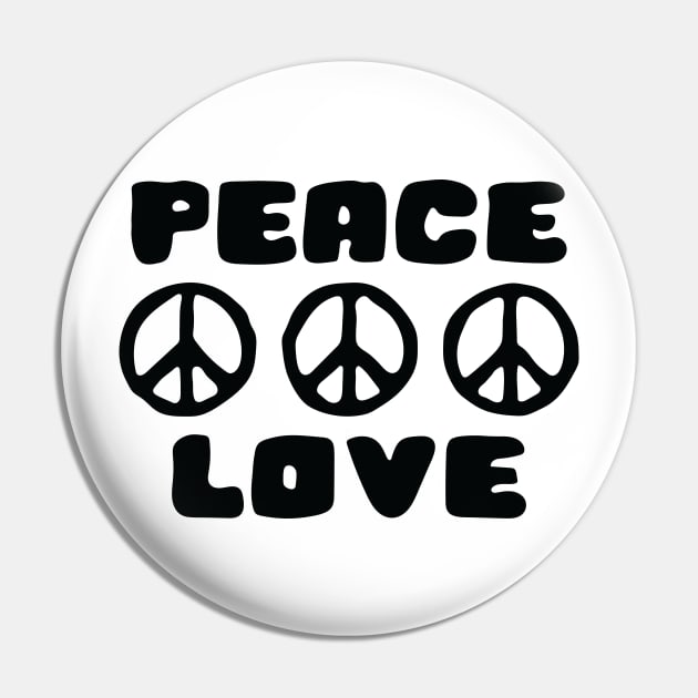 Peace and Love Pin by abstractsmile