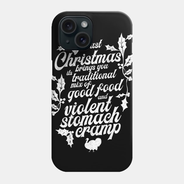 Blackadder Christmas quote Phone Case by BOEC Gear