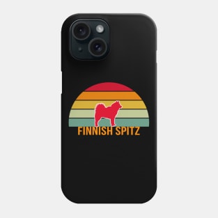 Finnish Spitz Vintage Silhouette Phone Case