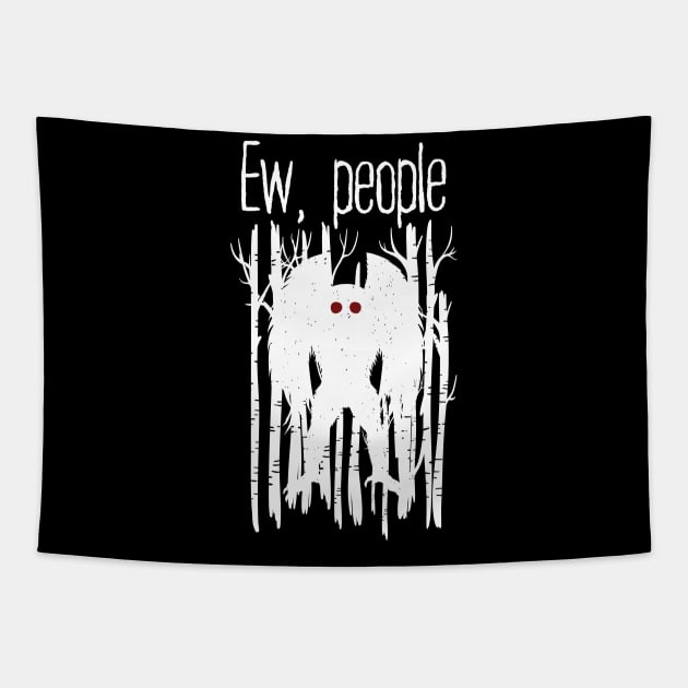 Mothman Ew, People Tapestry by Tesszero