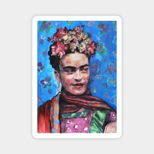 Frida Kahlo portrait - 3. Magnet