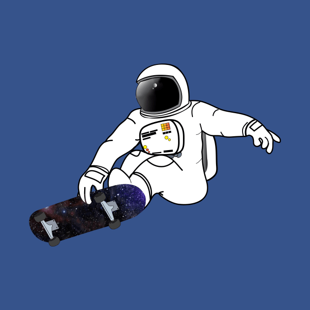 Astronaut Space Boarder by ACGraphics