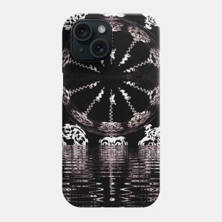 Black Goth Fantasy Landscape Vintage Skeleton Key Phone Case