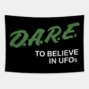 D.A.R.E. To Believe in UFOs Tapestry