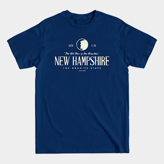 Disover New Hampshire - The Old Man of the Mountain - New Hampshire - T-Shirt