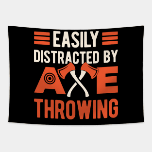 Axe Throwing Funny Gift Tapestry