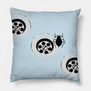 This Is Your Bug On Drains... Pillow