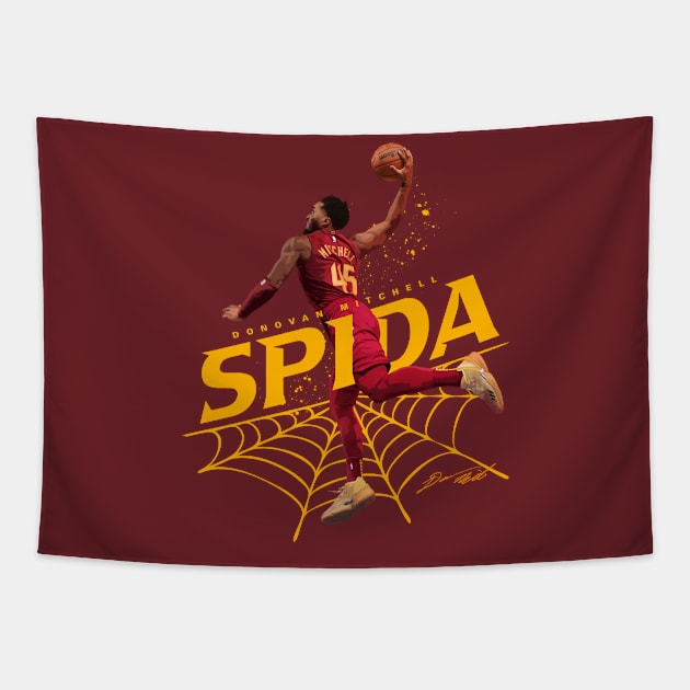 Donovan Mitchell Tapestry by Juantamad