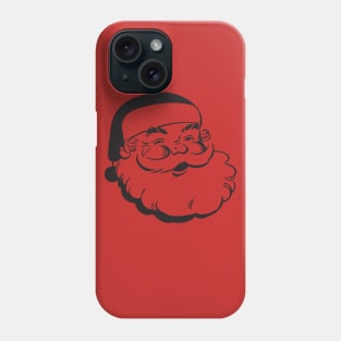 Grinning Santa Phone Case