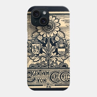 Nouveau Style bookplate Phone Case