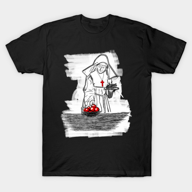Gothic Priestess Drawing Medieval Fantasy T Shirt Teepublic