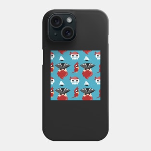 Cartoon pirate fun print Phone Case