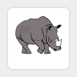 Rhinoceros Magnet