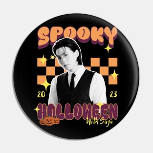 Spooky Halloween With Suga BTS Pin