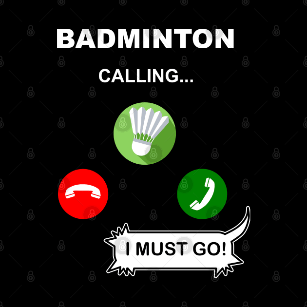 Badminton calling, I must go! by Geoji 