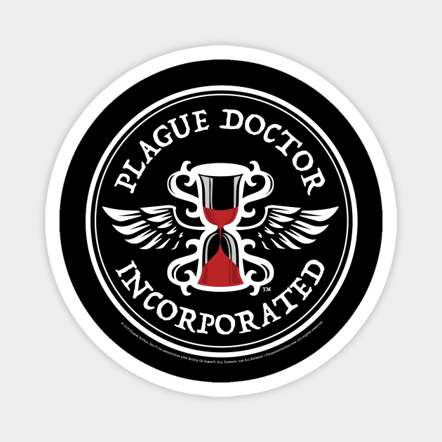 Plague Doctor, Inc.™ Dark Logo Magnet by PlagueDoctorInc