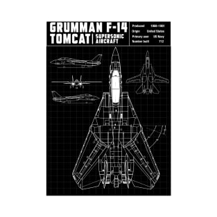 F14 TOMCAT DIAGRAM T-Shirt