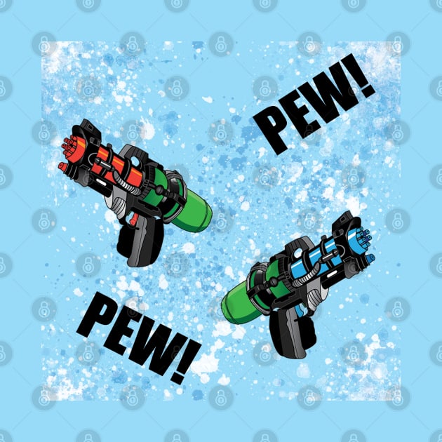 A Water Gun Toy Pew by Elinor Keat