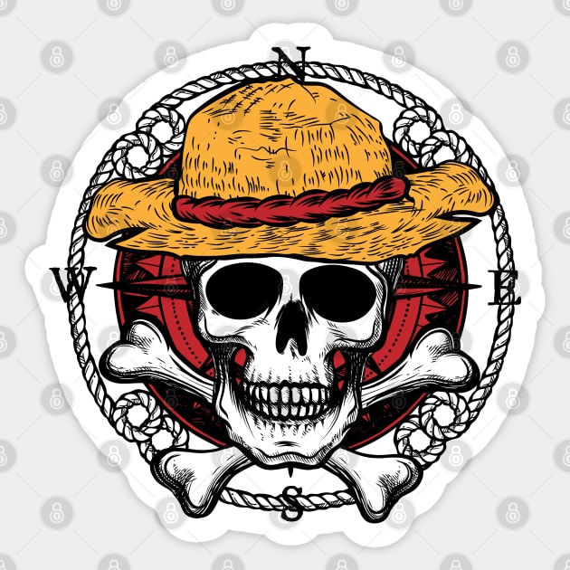 Jolly Roger Pirate Stickers