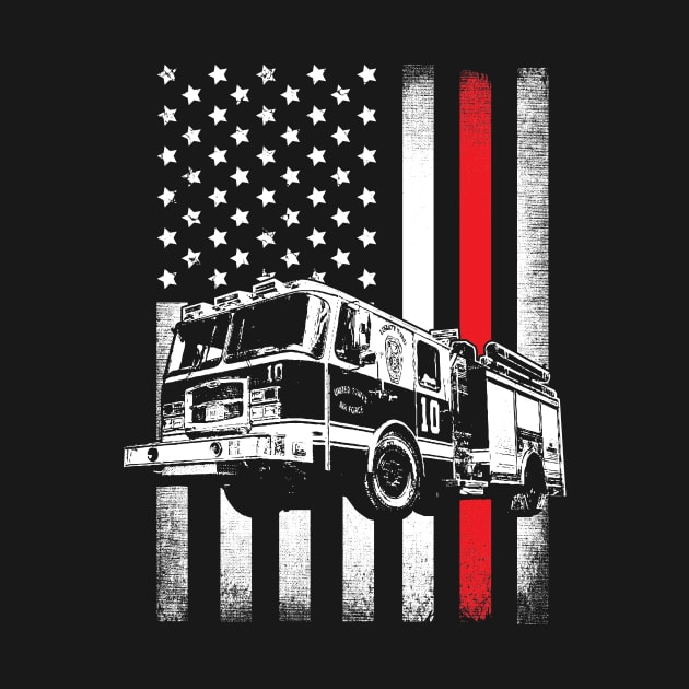 Fireman American Flag by captainmood