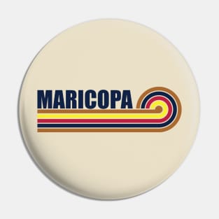 Maricopa Arizona horizontal sunset Pin