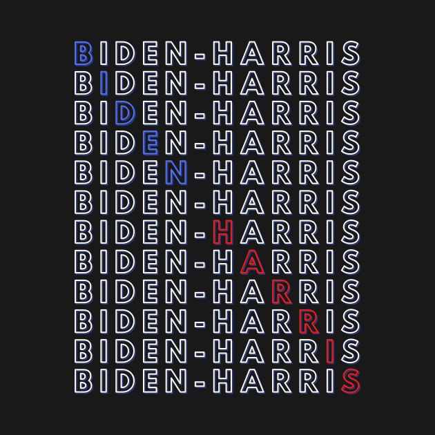 Biden-Harris 2020 by Closer T-shirts